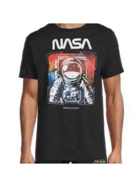 Hyper Space NASA Moon Explorer Short Sleeve T-Shirt